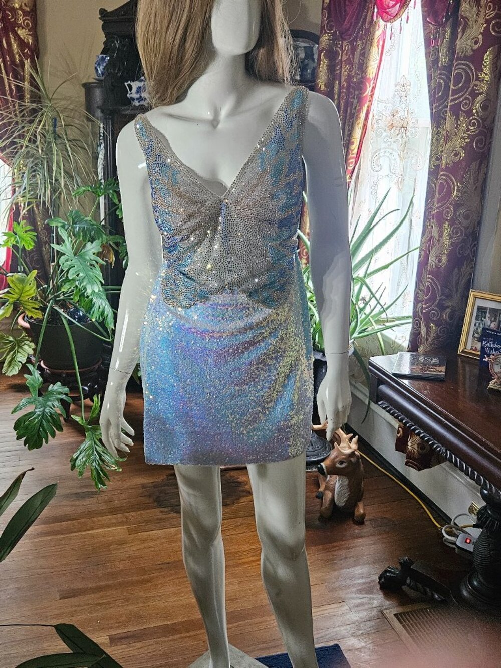 Jovani Sequined Butterfly Party/Cocktail Dress - Size 10 - NWT